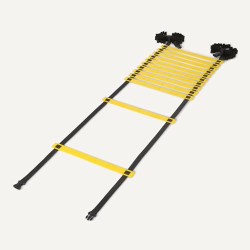 Image of Amazon Basics 20-Foot Speed Agility Ladder with 12 Adjustable Rungs and Carrying Bag