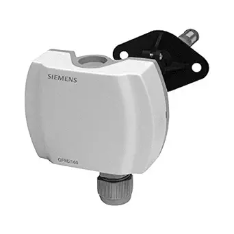 Siemens Duct Mounting Temperature and Humidity Sensor for HVAC, Cleanrooms, Pharmaceuticals, Malls, Supply or Extract Air, Automobiles by INSTRUKART | Model: QFM 2160