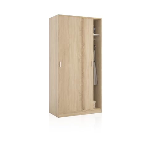 Duehome  Armario de Dos Puertas Correderas