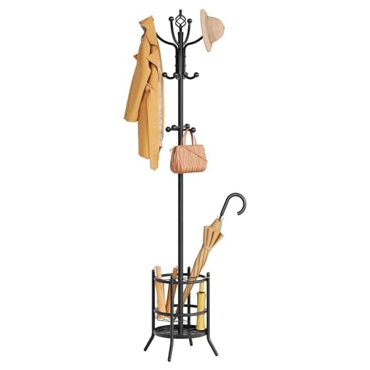 Tajsoon Coat Rack with Umbrella Holder