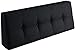 Produktbild sunnypillow Palettenkissen Palettenauflage Palettenpolster Palettensofa Sitzkissen Rückenlehne gesteppt Rückenkissen 120x40x20/10cm Black