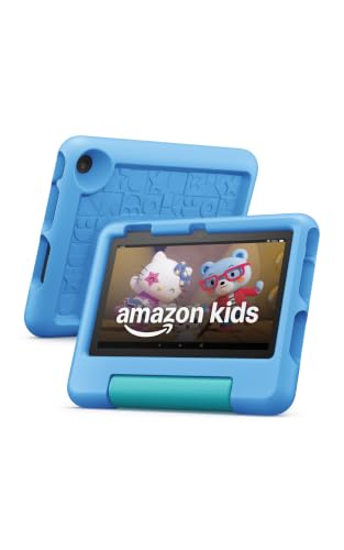 Amazon Fire 7 Kids tablet, ages 3-7. Top-selling 7' kids tablet on Amazon. Includes ad-free and...