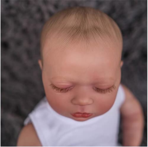 XQSSB 48Cm Neugeborene Baby Reborn Puppe 19 Inch Handgemachte Haut 3D Haut Mit Genesis Farbe Mehrere Schichten Lebensleine Puppe – Bild 7