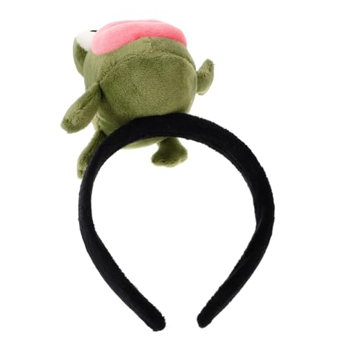 Beavorty カエルカチューシャ ノベルティ ヘアフープ コスプレ パーティー用 かわいい 動物デザイン 写真小道具 多用途