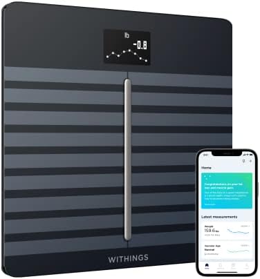 Nokia Body Cardio - Wi-Fi Smart Scale with Body Composition & Heart Rate, Black Glass Floor Scale