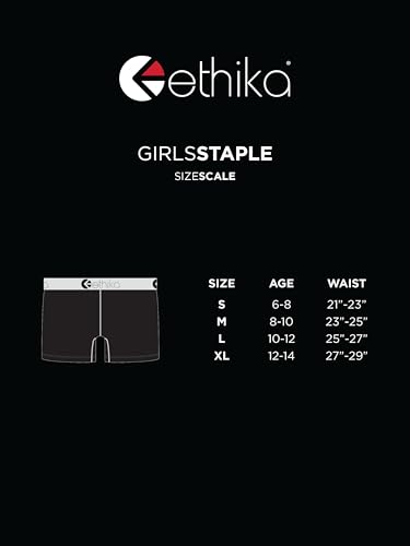 Ethika Girl's Modal Staple Brief | Midnight Black3
