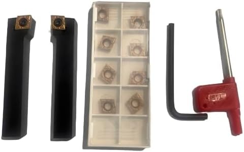 Miniatura 5 de Tamaño de cabeza grande de 4 pulgadas / 3.937 in de diámetro, vástago recto, tamaño 3/4 a 0.748 in con puntas indexables de carburo e insertos