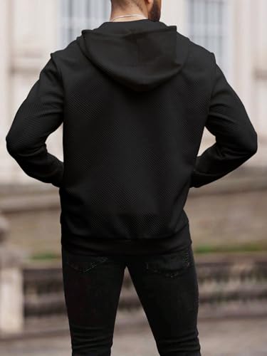 Image of GRECIILOOKS Hoodie for Man | Zipper Hoodies for Men Stylish | Sweatshirt for Mans | Sweater for Man's | Sweater for Men Winter Wear (Available in Plus Sizes) Polycotton