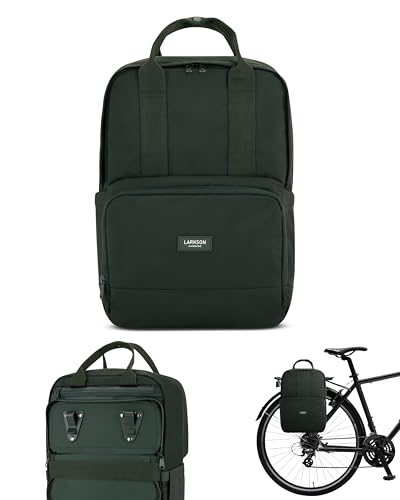 LARKSON Fahrradtaschen für Gepäckträger Damen & Herren Grün - No 6 Bike...