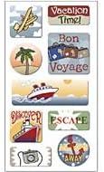 FX 3-D Motion Stickers - World Travel