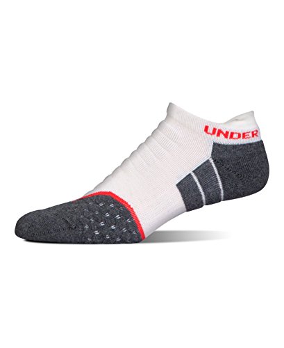 Under Armour UA All Season Wool No Show Tab LG White3