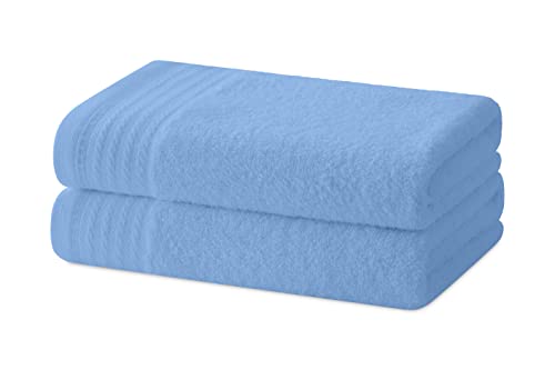 Degrees home - Juego de 2 Toallas de Manos - Toallas de baño - 100% Algodón - 480g/m2-100x50 cms