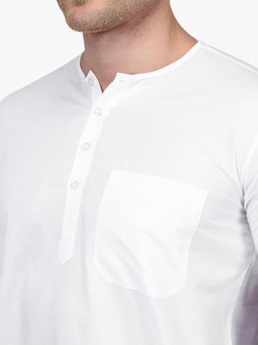 Image of Rajubhai Hargovindas Mens Casual Cotton Straight Kurta