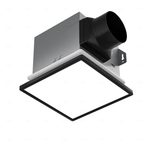 Tech Drive Bathroom Fan with Light And Night Light 80 CFM 4 Inch Duct