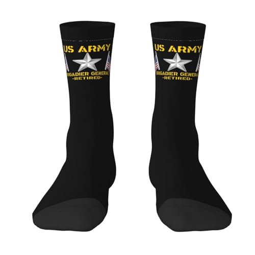Brigadier General Retired Comfortable Stylish Socks Breathable Durable Perfect Fashionable Socks