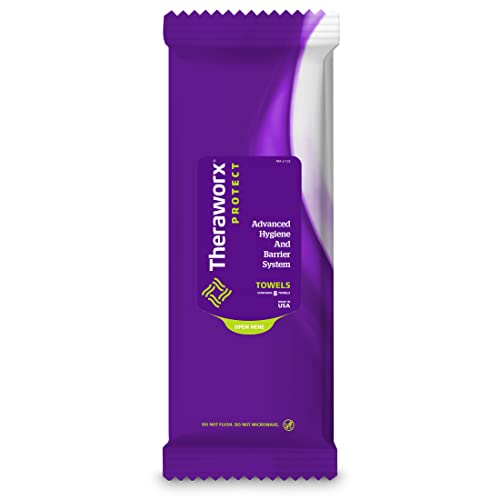 Theraworx Protect Advanced Hygiene Towels - 8 Count (1 Pack)
