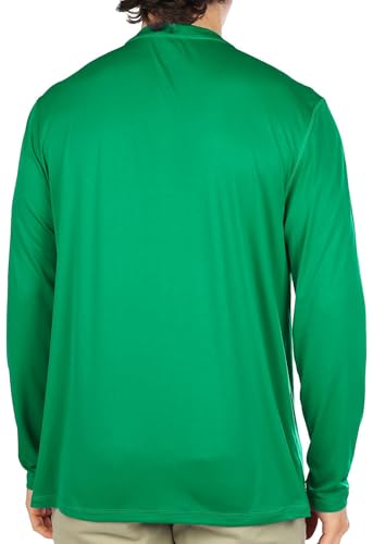 Reel Legends Mens UPF 50+ Solid Reel-Tec Long Sleeve Shirt X-Large Dark Green2