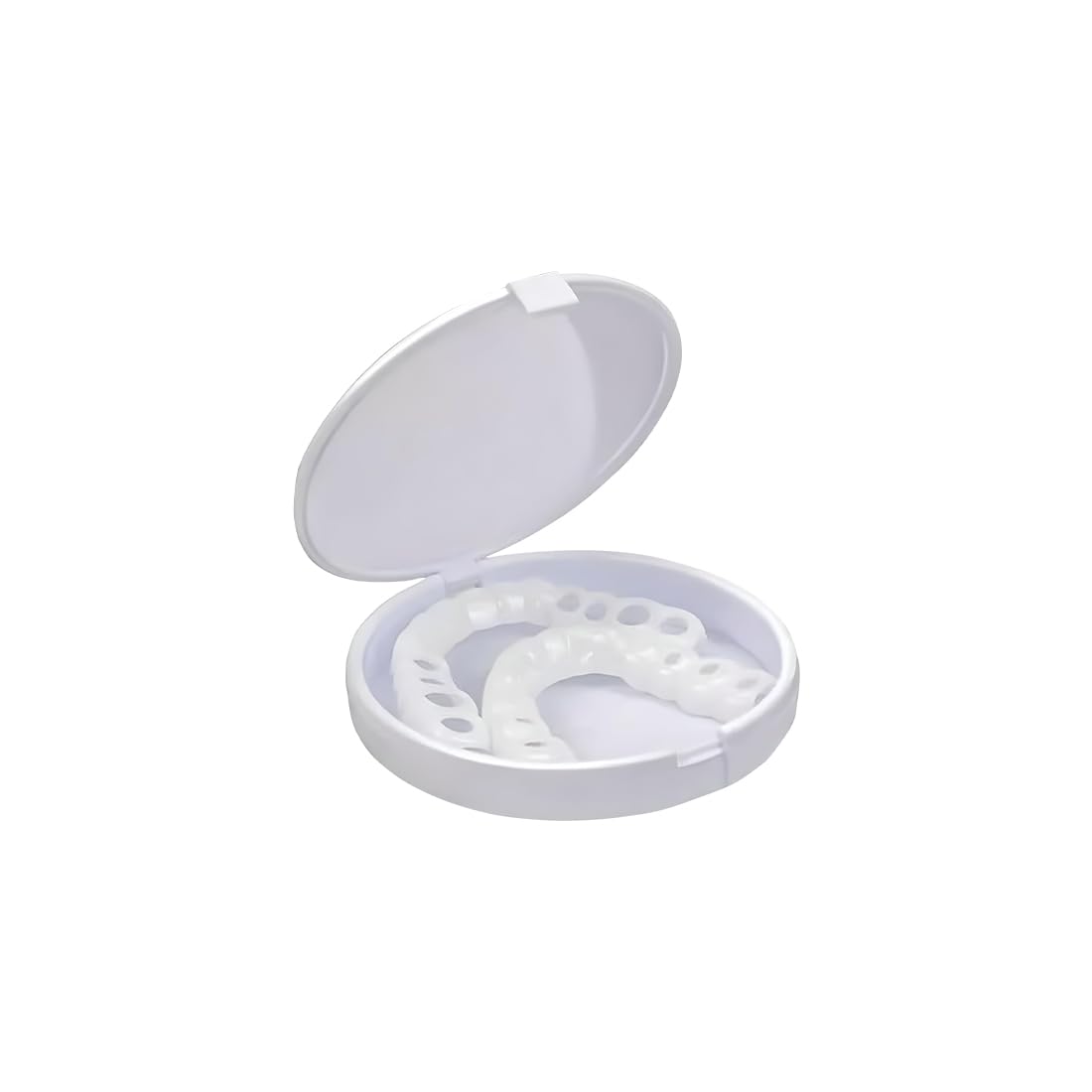 Snap On Teeth Upper & Lower Veneers | Instant Smile Enhancement Teeth Cover | Removable & Reusable Dental Veneers | Comfortable Fit for Men & Women | Natural Looking Smile Accessory-image-4