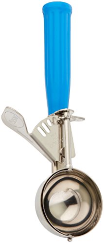 no 16 nsf ice cream scoop - Winco No.16 Ice Cream Disher with Plastic Handle, Size 16, 2 3/4 oz capacity, Blue, Stainess Steel