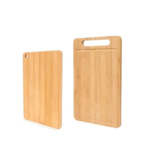 Planches à découper en bois avec structure double face pour service et cuisine SM-2PCS - 2