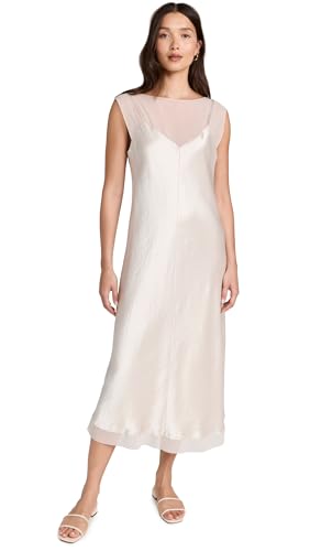Image of Vince Women's Chiffon Layered Slip Dress