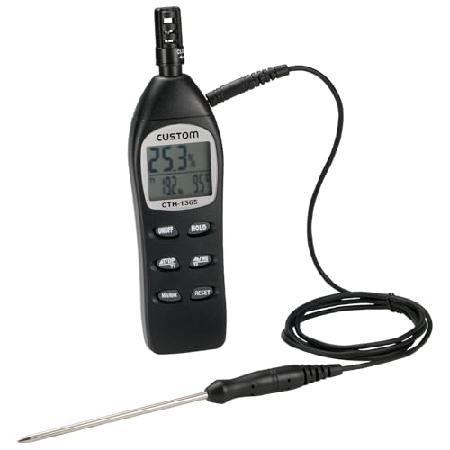 Amazon | カスタム (CUSTOM) デジタル温湿度計 気温(乾球・湿球