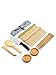 WeeDee Sushi Maker Set - 2 x Rollmatte, 4 Paar Essstäbchen, Reislöffel, Paddel, Sushi Messer, 2 x Gericht