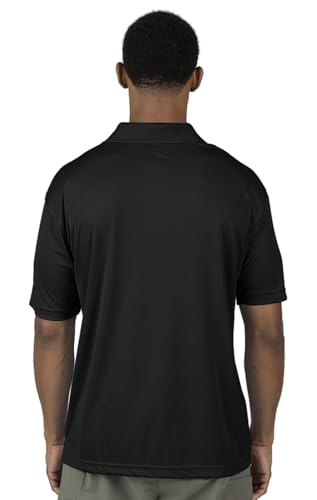 Blue Generation 7300 Polo para Hombre Titan con tecnología de absorción de humedad | Poliéster 3.8oz, resistente a enganches, UPF 30, cuello en canalé miniatura 2