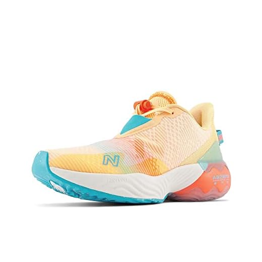 New Balance Tênis de corrida feminino FuelCell Rebel Tr V1, Luz solar/branco, 9