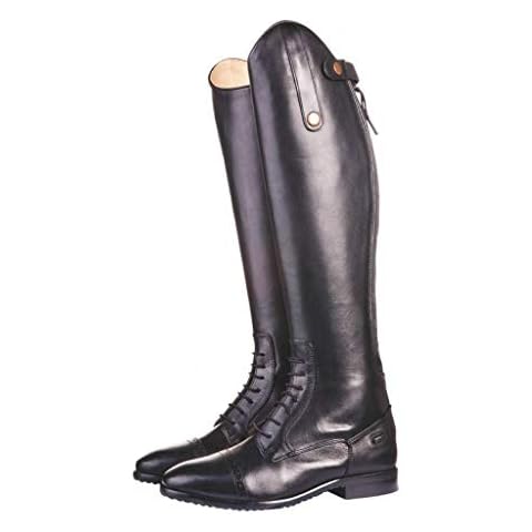 Botas de equitación HKM Valencia con botón de seguridad y cremallera trasera Cover