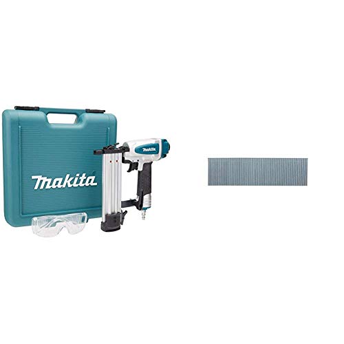 Makita AF505 - Clavadora Neumática 18Ga + Makita F-31883 - Tornillos para AF505 25 mm