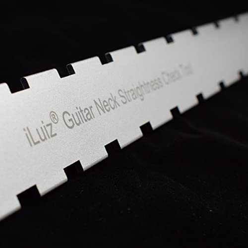 Iluiz Guitar Neck Notched Straight Edge Luthiers Tool For Gibson Fender And Most Of Guitar Fretboard And Frets #TOP3
