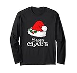 Photo Gallery natale son claus matching pigiama mens santa hat x-mas maglia a manica Photo Gallery natale son claus matching pigiama mens santa hat x-mas maglia a manica