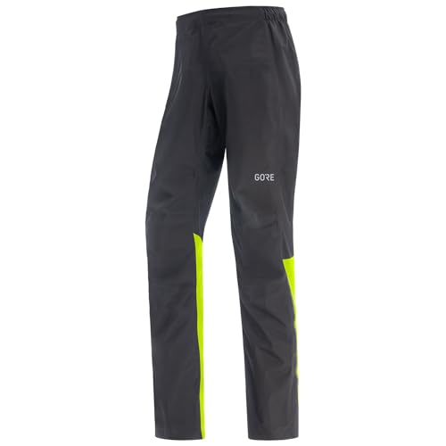 GORE WEAR Herren Gore-tex Paclite® Hose, Black/Neon Yellow, L EU