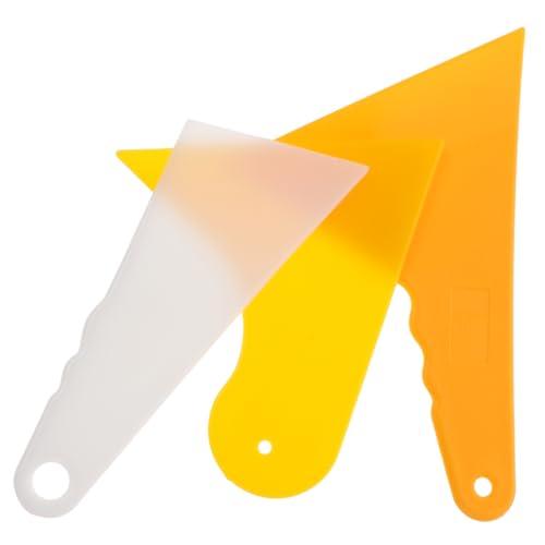 TINEASUR 3 Piezas De Herramienta De Película Escobilla De Goma para Ventana De Coche Calcomanías para Coche Removedor De Vinilo Removedor De Película para Ventana Raspador De