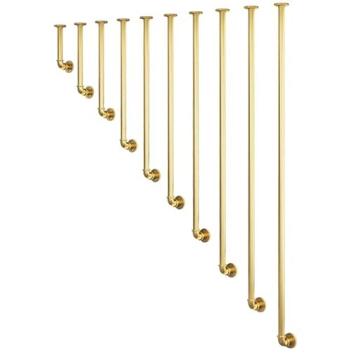 Poste de balaustre de metal ajustable para escalera, husillos en forma de L de 30 cm a 150 cm, elegante protector de seguridad para protección de escaleras y balcón, diseño duradero y moderno