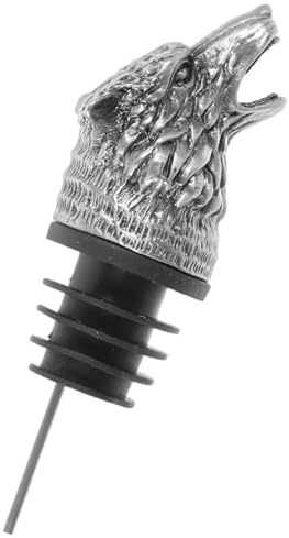 Kichvoe Cabeza De Lobo Aireador De Vino Vertedor Decantador De Vino De Aleación De Licor Con Tapón De Botella Estilo Retro Vertedor De Vino Botella Vertedor Tapón Para Whisky Plata Kichvoe Cabeza De Lobo Aireador De Vino Vertedor Decantador De Vino De Aleación De Licor Con Tapón De Botella Estilo Retro Vertedor De Vino Botella Vertedor Tapón Para Whisky Plata