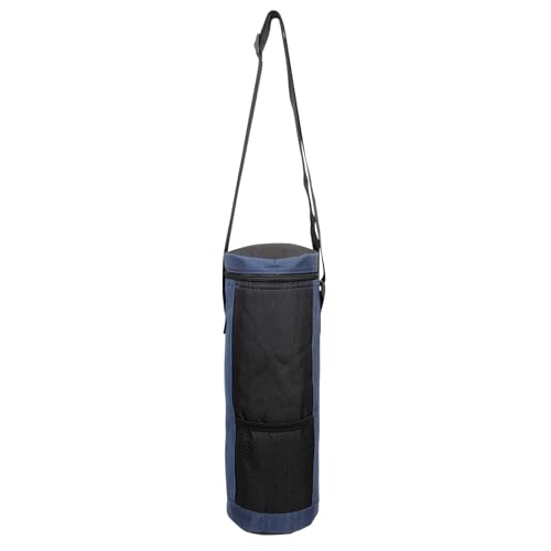 HOODANCOS Bolsa Térmica para Botella de Tela Oxford Ligera Correa Ajustable para Deportes al Aire Libre y Ciclismo, Funda Protectora para Termo y Taza