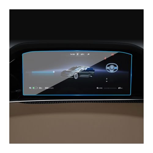 Ciloc Láminas Protectoras Pantalla para Hongmeng para Xiangjie S9 2024 2025 Modelo 15.6 Película Protectora para Salpicadero Coche(Instrument Film 12.3)