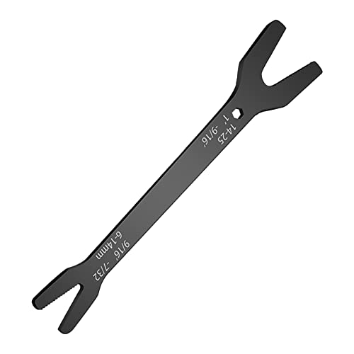 TOOYFUL Chave dupla de ponta aberta 6 mm a 25 mm Ferramentas manuais com cabo longo para doméstico F