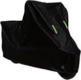 Funda Impermeable para Motocicleta Yamaha Tracer 7 (2025-2025) con Tiras Reflectantes - Protección Exterior para Todas Las Estaciones, Duradera, Black for SR 400 (2010-2025)