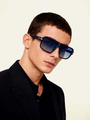 Image of IDEE sunglasses| 100% UV Protected | Gradient | Full Rim | Square | Men | Large | Polycarbonate Frame | Gradient TAC Lens