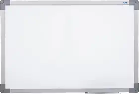 QUADRO BRANCO UV MDF ALUMÍNIO SOFT 120 X 090 CM, Stalo