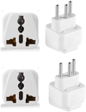 Type J 4 pack World to Switzerland Swiss Plug Adaptor, UK to Swis...