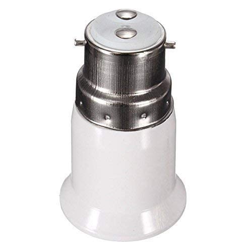 Home & Garth B22 to E27 Lamp Base Led Bulb Converter Adapter Ceiling