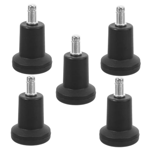 Homoyoyo 5piezas Ruedas Giratorias Para Sillas Altas Reemplazo Deslizadores Fijos Para Sillas De Oficina Uso Pisos