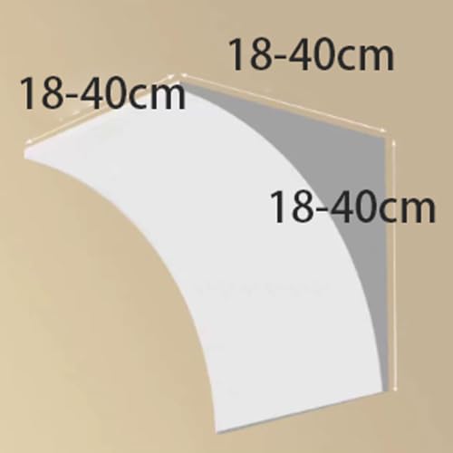Kit de arco de puerta de medio círculo blanco de 1 par 3