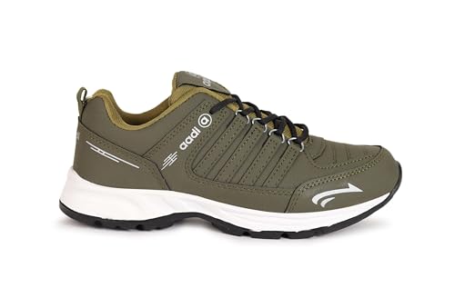 Image of AADI Men's Comfortable Lightweight Synthetic Leather Running, Walking & Gym Casual Sports Shoes