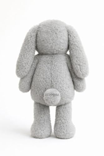 Image of Bunny Soft Toy for Girls Boys Kids,Grey,Teddy Rabbit Animal Plush Stuffed Baby Teddy Gift Birthday, 25cm