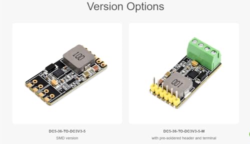 TUOPUONE DC-DC Buck Modul 3,3V/5V - Kompakt och Lätt att Integrera
